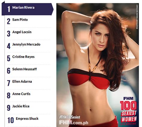 marian rivera is fhm s sexiest for 2013 the web magazine
