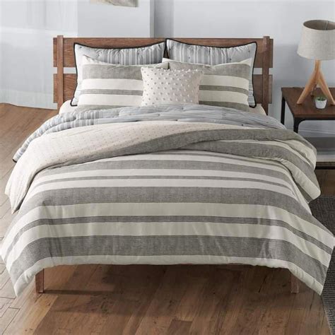 sonoma goods  life farmhouse stripe comforter set  shams   comforter sets