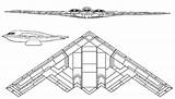 Spirit Northrop B2 Grumman Drawing Plans Plan Aircraft Airplane Bomber Stealth Structure Wing Body Plane Elevons Model Aerofred Fuselage Becomes sketch template