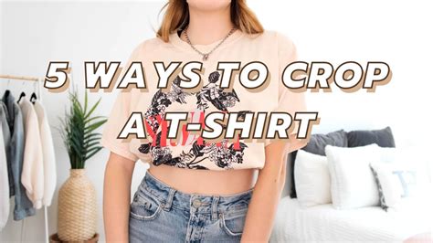 ways  tuck  crop   shirt  cutting  youtube