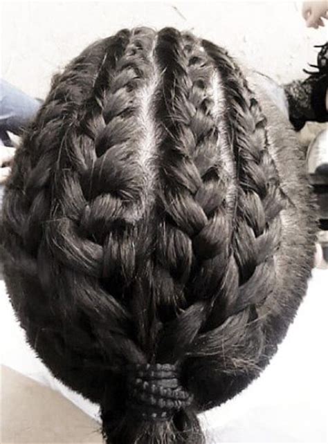 Braided Man Bun Hairstyle Guide With Pictures Long Hair Guys