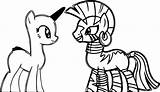 Coloring Mlp Oc Zecora Base Pages Wecoloringpage Template sketch template