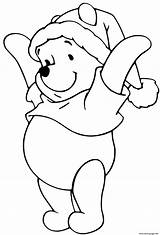 Pooh Winnie Claus Disneyclips Coloringall Entitlementtrap Kidspartyworks sketch template