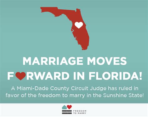 second florida judge rules in state s marriage ban unconstitutional
