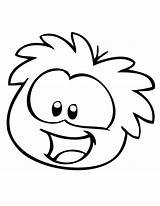 Coloring Pages Puffles Puffle sketch template