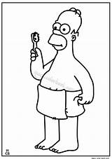 Homer Coloring Simpson Simpsons Pages Clipart Library Book Clip Popular Magiccolorbook sketch template
