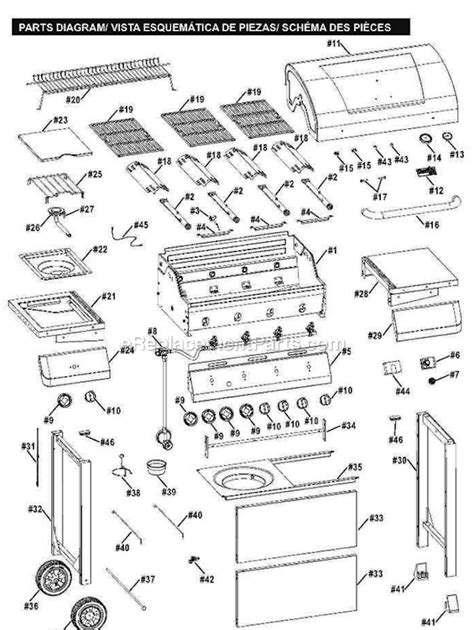 char broil grill parts diagram tutorial pics