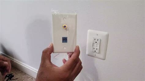 install  ethernet  coax wall outlet youtube