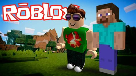 Minecraft Steve En Roblox Youtube