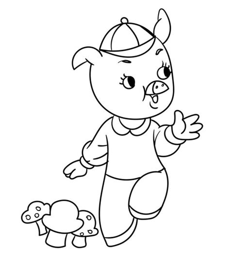 top   printable   pigs coloring pages