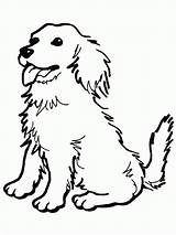 Dog Coloring Pages Kids Colouring sketch template