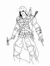 Creed Assassin Ezio Imprimir sketch template
