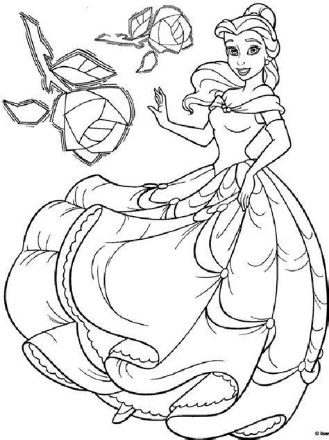 disney princesses coloring pages  palace pets birthday pinterest