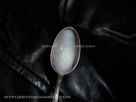 grool on spoon scooped inside creamy pussy my pussy discharge