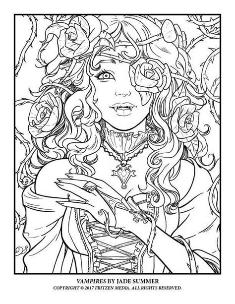 vampire coloring page halloween summer coloring pages fairy coloring