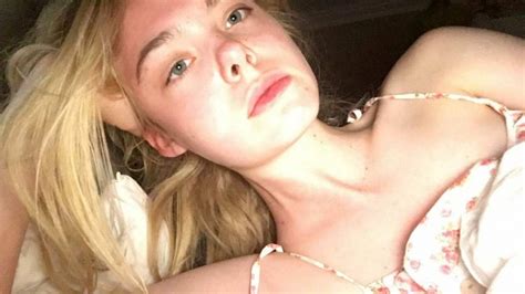 elle fanning nude leaked pics and topless sex scenes compilation