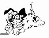 Lucky Coloring Pages Laughing Disneyclips Dalmatians sketch template