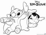 Stitch Coloring Pages Lilo Angel Drinking Disney Stich Color Printable Cute Kids Print Getcolorings Friends Getdrawings sketch template