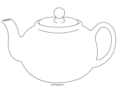 teapot coloring pages  kids coloring page printable coloring