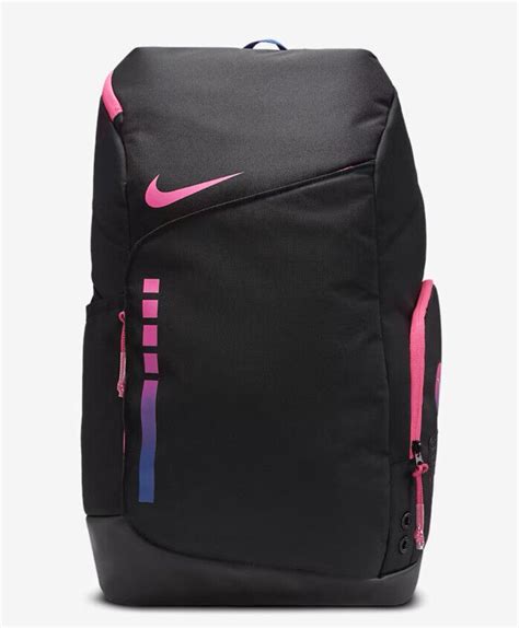 nike hoops elite backpack kay yow  black fierce pink  basketball