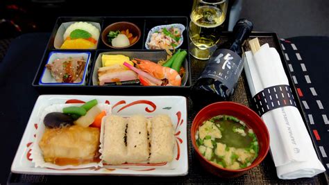 Business Class In Flight Meal Japan Airlines In Flight Meal