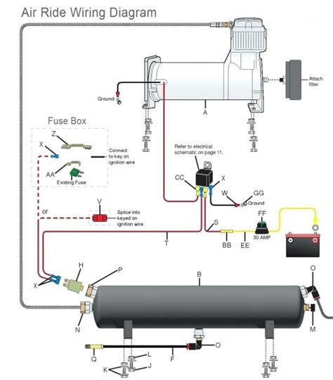 air compressor hook  diagrams