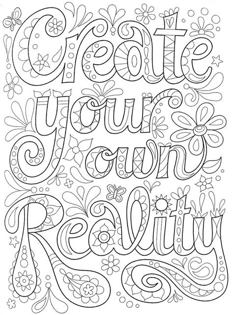 positive quotes coloring pages  kids thekidsworksheet