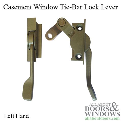 casement window tie bar locking lever roto left hand