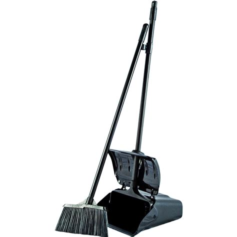 dustpan  broom set black floor tools cleaning supplies