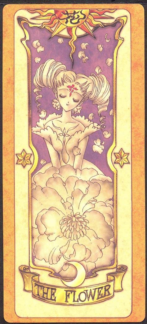 cartas clow  flower flor sakura card cardcaptor sakura