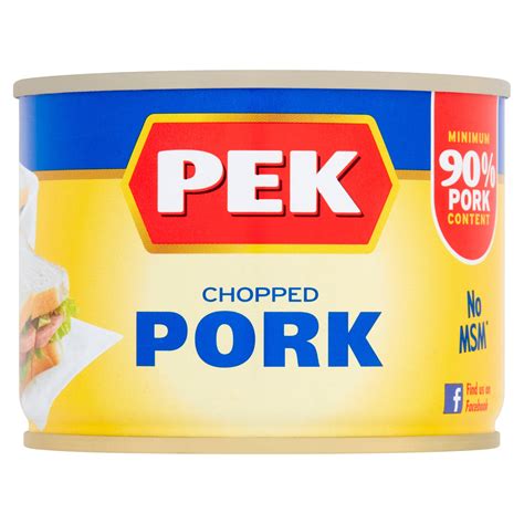 pek chopped pork  tinned meat pies iceland foods