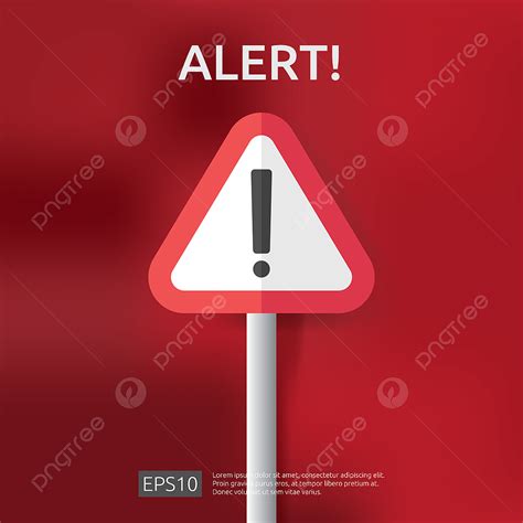 warning attention alert vector hd png images warning alert sign
