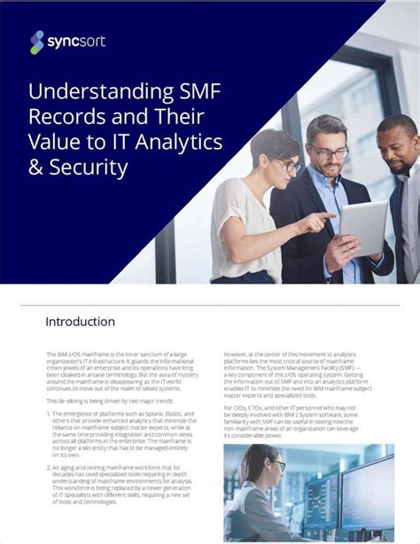 understanding smf records      analytics security paperpicks leading