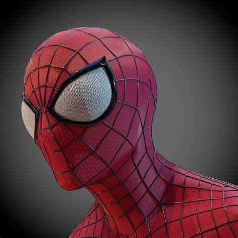 The Amazing Spider Man Faceshell 3d Print Model Cgtrader