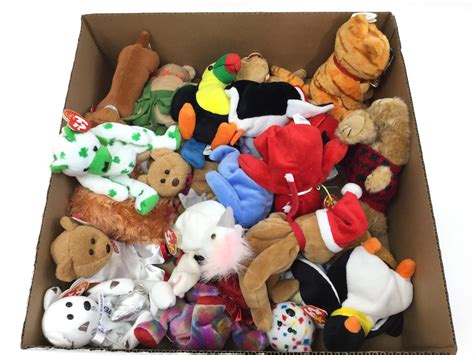 lot collectible ty beanie babies