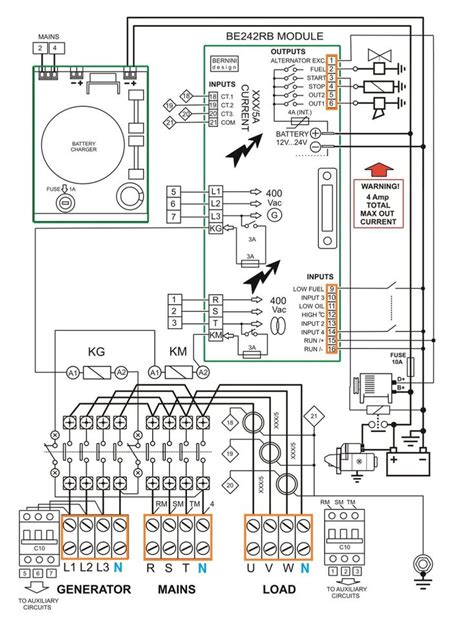 diesel generator control panel wiring diagram tutorial diesel generators refrigeration