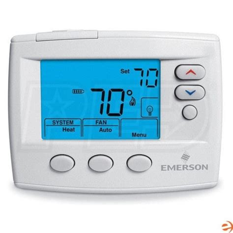 emerson   blue   thermostat single stage  programmable
