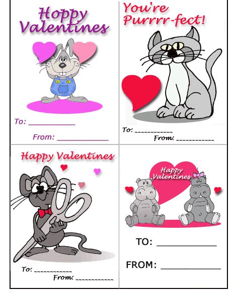 printable valentine cards   classroom  printable