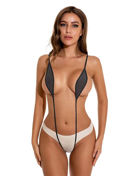 Afom Women S Sexy G String Slingshot Teeny Weeny Micro Bikini Buy
