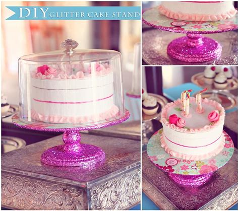 Diy Glitter Cake Stand Diy Cake Stand Diy Dessert Stand