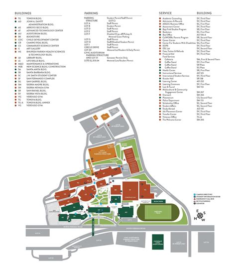 campus map glendale community college