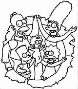 Simpsons Coloring Wecoloringpage sketch template