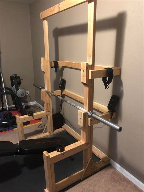 reddit homegym  squat  bench rack  built   worked