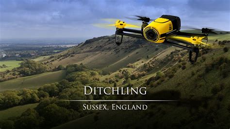 ditchling village drone flight youtube