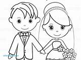 Coloring Wedding Pages Couple Color Printable Valentines Getdrawings Getcolorings sketch template