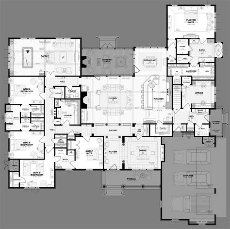 big  bedroom house plans   space     awesome layout   host