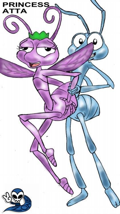 rule 34 a bug s life ant anthro only disney flik pixar princess atta