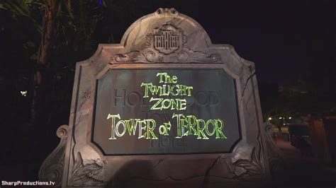 twilight zone tower  terror  ride hollywood studios