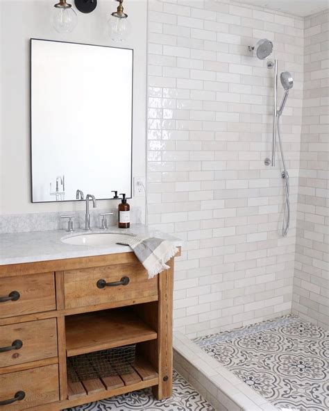 white tile bathroom makeover decoomo