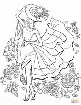 Coloring Pages Fashion Girl Lady Girls Printable Supercoloring Adult Barbie Book Creative Color Sheets Albanysinsanity People Books Doll Getcolorings Dress sketch template